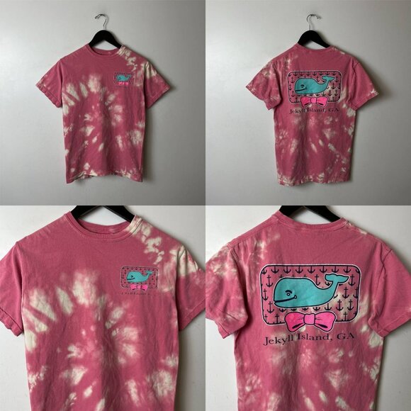 Comfort Colors Jekyll Island GA T Shirt Extra Small XS Adult Pink White Graphic - Picture 10 of 16